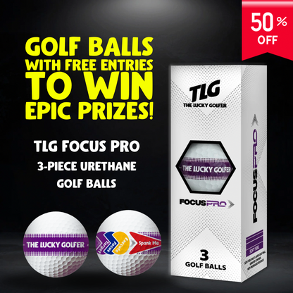 50% OFF TLG Golf Balls + FREE Entries To WIN!