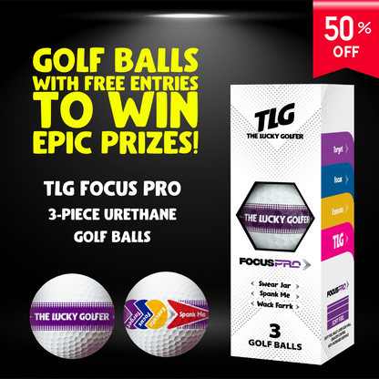 50% OFF Focus Pro Golf Balls + FREE Entries To WIN