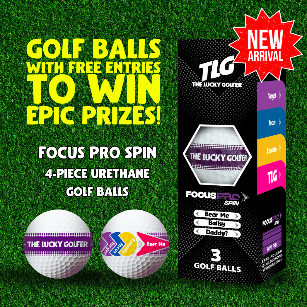 NEW! Focus Pro SPIN Golf Balls + FREE Entries To WIN